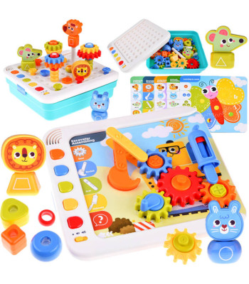 Hola interaktiivne paneel emotsioonide, numbrite ja kujundite õppimiseks Montessori ZA4652