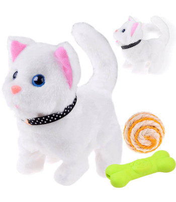 Armas valge interaktiivne kassipoeg