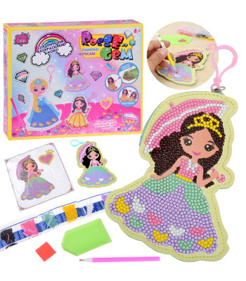 Laste loovuse komplekt: Printsessi teemantmosaiik