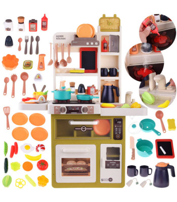 Laste köögimänguasjad auruefektiga