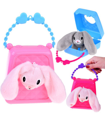 Armas käekott ja mänguloom jänku