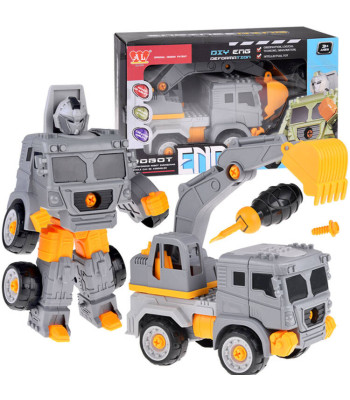 Koppla-robot 2-in-1 mänguauto