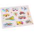 Puidust pusle sõidukid 12 elemendi komplekt
