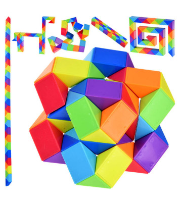 Kokkupanek Magic Snake puzzle mänguasi