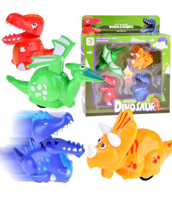 Sõitvate dinosauruste komplekt 4tk ZA4735