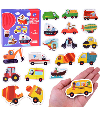 Pusle 23 tükki Sõidukid Autod ehitusmasinad