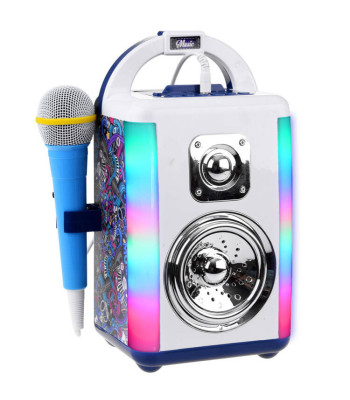 Disco Juhtmevaba Kõlar + Mikrofon + Bluetooth Lastele IN0165