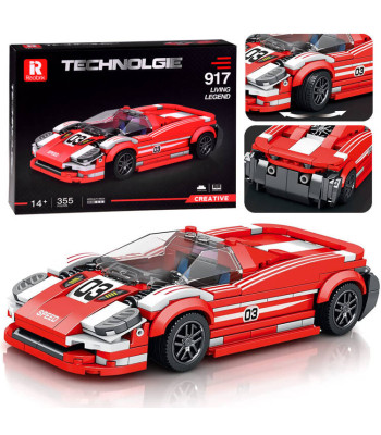 Tehnilised klotsid Sportauto Living Legend 917 PUNANE 355-osaline