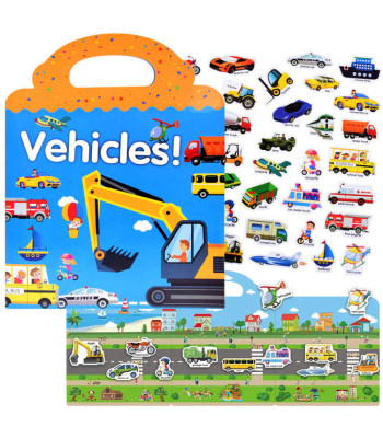 Kleepsualbum Sõidukid Tee Kleepsud ZA4762