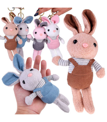 Võtmehoidja Küülik Pükstes Pehme Mänguasi Ripats