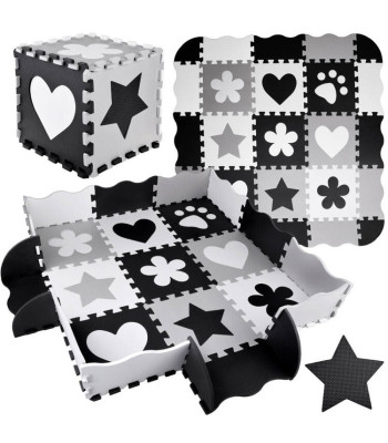 Kontrastne puslematt imikutele KUJUNDID 120x120cmZA4782