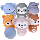 Kummist loomade raja mäng Zoo lastele