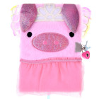 Salajane päevik lukuga roosa seaga