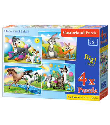 Puzzle 4w1 Emade ja Beebide Pusle