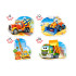 Puzzle 4w1 8,12,15,20-osaline Ehitusmasinad