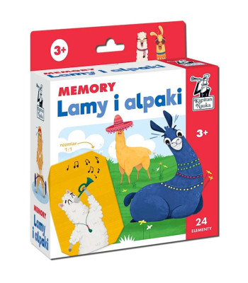 Kapitan Nauka Mälu Mäng Lamed ja Alpakad 3+