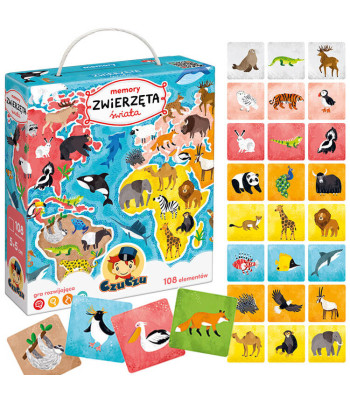 CzuCzu Memory Loomade Maailm Mälu Mäng ZA4850