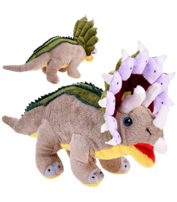 Plüüsist Maskott Triceratops 30cm Dinosaur