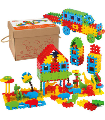 Marioinex Suured Waffle Klotsid 200tk Karbis