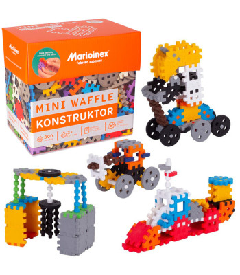Marioinex Mini Waffle Konstruktori Komplekt 300 tk