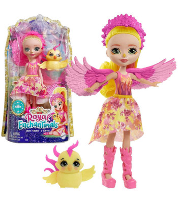 Enchantimals nukk Falon Phoenix ja tibu Sunrise