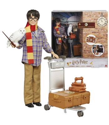 Harry Potteri nukk koos Hedwiguga
