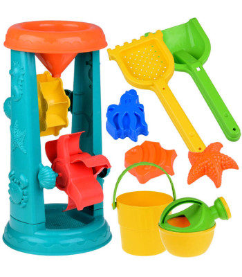 Värvikas liivakomplekt lastele mere stiilis