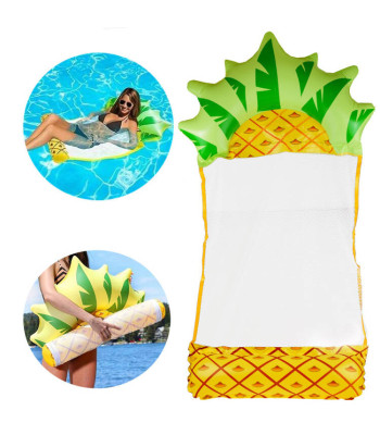 Täispuhutav veevõrkkiik ananassi mudeliga basseini ja ranna jaoks