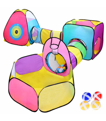 Mega Mängukeskus Komplekt 5-ühes Telk Tunnel Telgid Tunnelitega