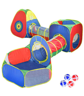 Mega Mängukeskus Komplekt 5-ühes Telk Tunneli Telgid