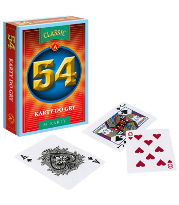 Klassikalised mängukaardid - 54 kaardi pakk
