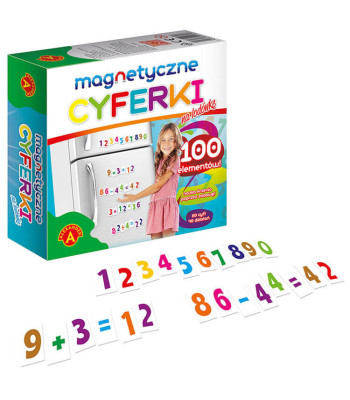 Magnetilised numbrid külmkapile 100 osa TA0105