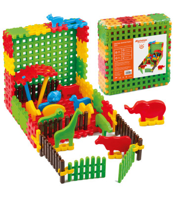 Marioinex Konstruktorite Komplekt Loomaaed ZOO 50 tk. Vahvlid ZA5037
