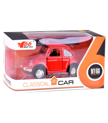 Metallist mänguauto avanevate ustega