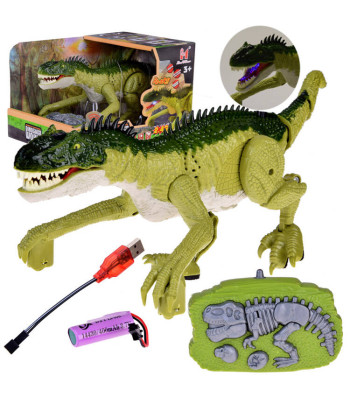 Roheline Dinosaurus - kaugjuhitav eelajalooline mänguasi