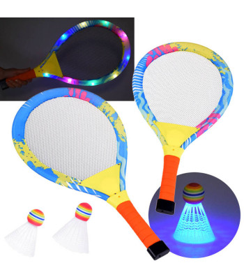 Valgustatud sulgpallireketid