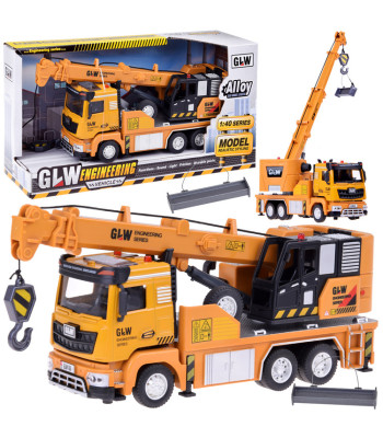 Ehitusauto Kraana Heli ja Valgusega ZA5011