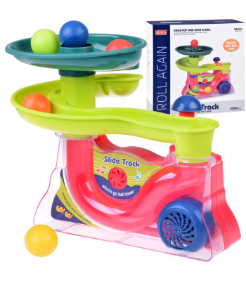 Muusikaga ja liikuvate pallikestega rada ZA5028