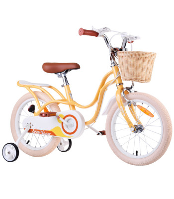 RoyalBaby Laste Jalgratas 16 Little Swan Retro Korviga Abirattad RB16-18