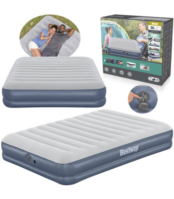 Bestway 2-osaline täispuhutav madrats Queen Tritech Air pump 203x152x36cm 6716T