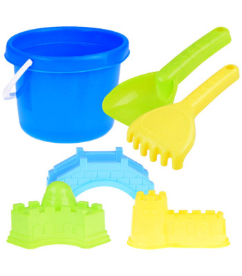 Komplekt Ämber + Labidas, Reha ja Vormid Mänguasja Liiva jaoks