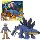 Jurassic World Imaginext Stegosaurus ja Dr. Grant mängukomplekt