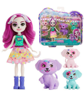 Enchantimals Nukk Dessa Dalmaatslastega