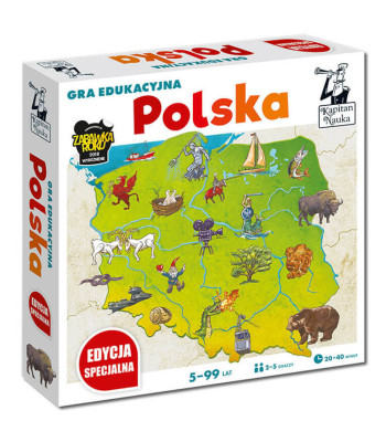 Kapten Teadus hariduslik lauamäng Poola eriväljaanne GR0674