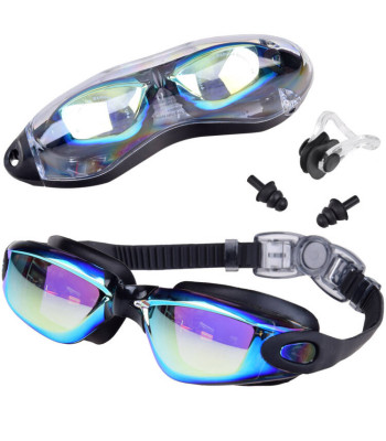 Ujumisprillide Komplekt UV ANTI-FOG + Kõrvatropid ja Ninaklamber SP0792 ZL
