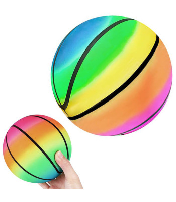 Kummist värviline vikerkaarepall