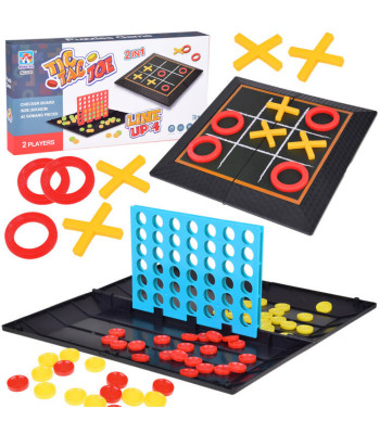 Kahe mänguga komplekt: Trips-traps-trull ja Ühenda 4