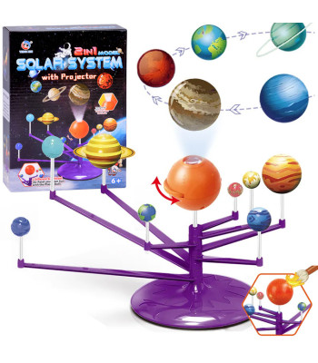 Hariduslik Komplekt 2in1 Päikesesüsteem Projektor