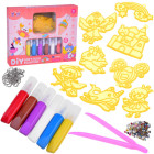 Loominguline võtmehoidjate valmistamise komplekt Tee Ise Mallid Värvid ZA5208