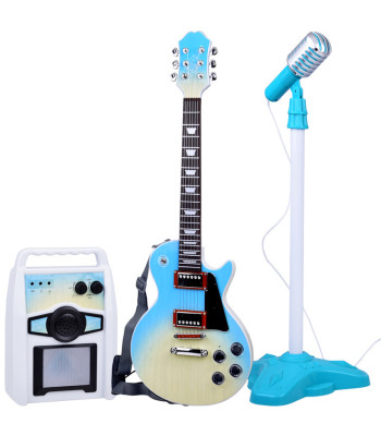 Elektrikitarr Mikrofoniga ja Võimendiga Lastele Karaoke IN0171